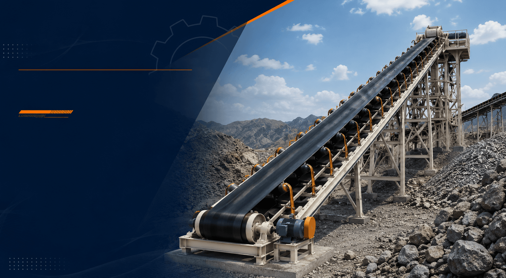 Pithal conveyor system moving aggregate material